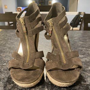 Guess Green Platform Sandals